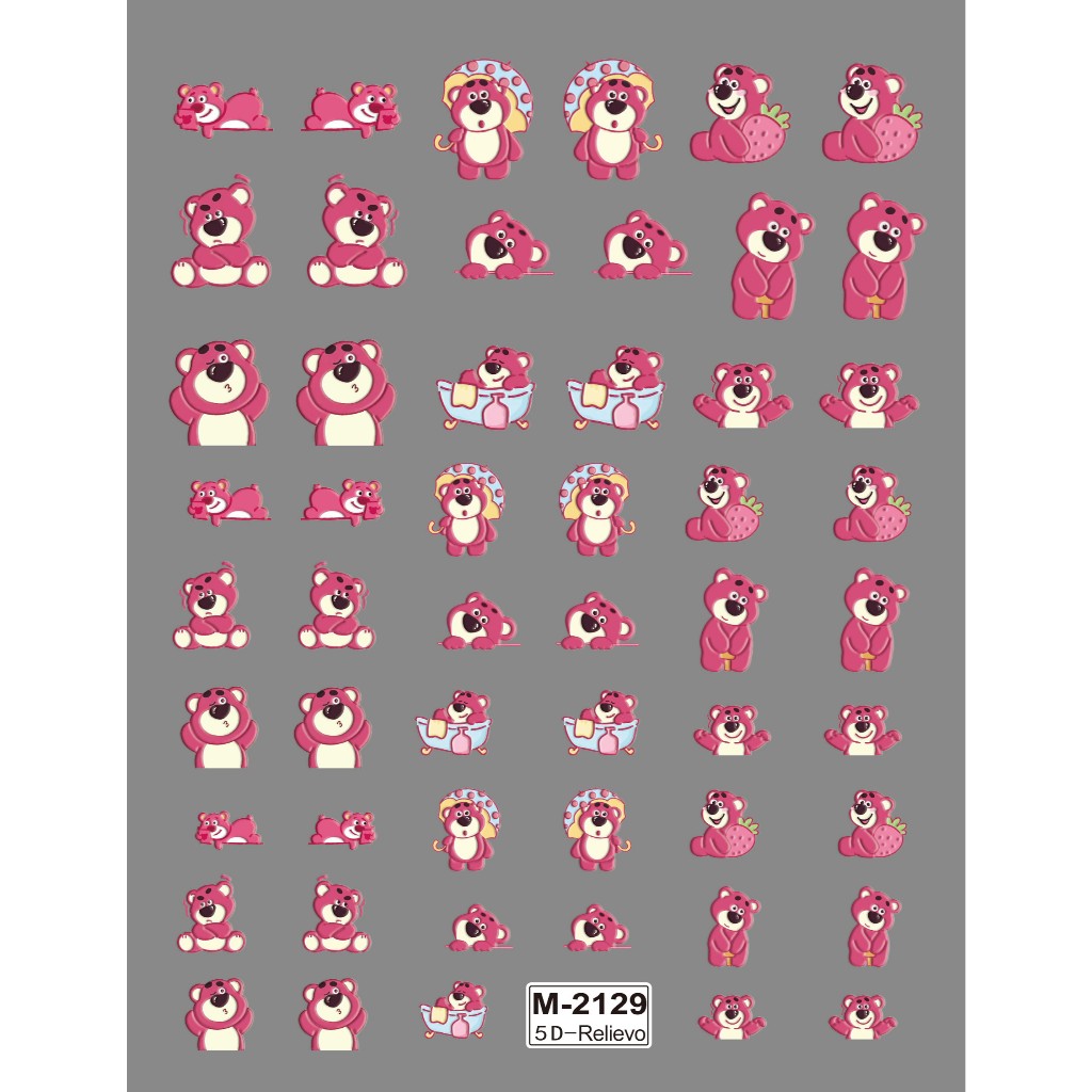 mã sticker gấu dâu m2129 nhé ạ