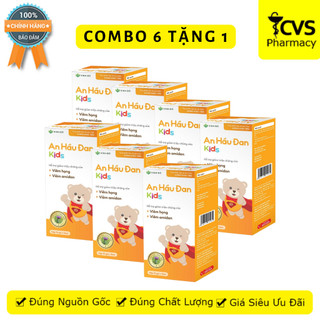 An hầu đan kids - siro uống dành cho trẻ bị đau họng, amidan - 7 hộp - cvs pharmacy