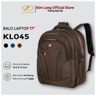Balo laptop 17.3 inch du lịch nam cao cấp kim long kl045