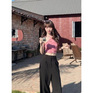 Áo Yếm Dáng Croptop Quây Thun Thời Trang Nữ GA4831