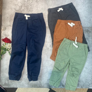 01617  Quần Jogger kaki Bé Trai Phối Cotton  Size Nhí  Hàng Việt Nam Xuất Khẩu  TDSHOP