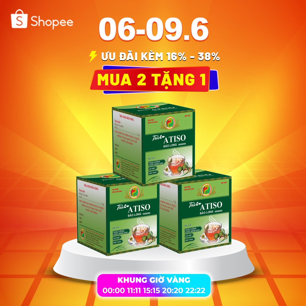 Trà Atiso Thực Phẩm Bảo Vệ Sức Khỏe Hỗ Trợ Phục Hồi Chức Năng Gan - Bảo Long - Hàng Chính Hãng