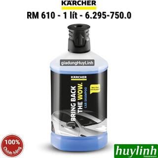 Dung dịch hoá chất Karcher - Nước rửa karhcer 3 - in - 1 - 6.295-750.0 - 1 lít