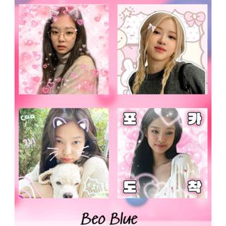 Box Mix 100 Sticker Niêm Phong Blackpink nhiều mẫu - Beo Blue