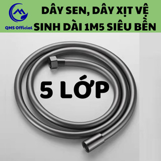 Dây cấp nước, dây sen nhựa PVC 5 lớp cao cấp siêu bền chịu áp suất cao dễ dàng vệ sinh