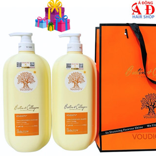 DẦU GỘI XẢ BIOTIN COLLAGEN VOUDIOTY REPAIR VÀNG 2024 SIÊU MỀM MƯỢT, KÍCH THÍCH MỌC TÓC