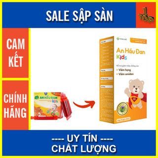 An Hầu Đan Kids (10 gói) hỗ trợ giảm đau họng, ho kéo dài, khan tiếng ở trẻ nhỏ - Top 1 Pharmacy
