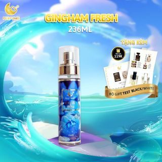 NƯỚC HOA K3 BODY MIST UNISEX GINGHAM FRESH - 150ml
