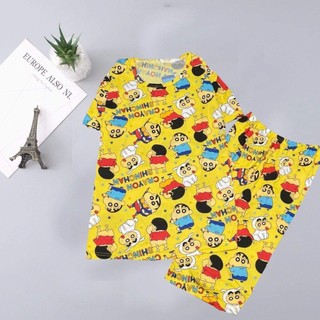 Đồ bộ lửng thun hoạt hình quảng châu. drap gối codipa.