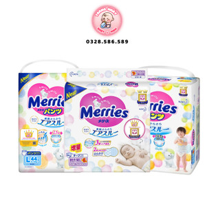 Bỉm Merries Dán/Quần Nội địa Nhật