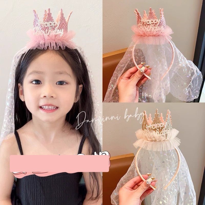 Bờm sinh nhật cho bé Happy Birthday