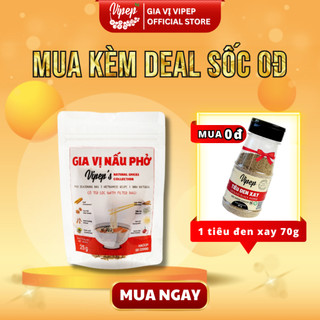 Combo Gói Gia Vị Nấu Phở Bò Tự Nhiên Vipep - Gia vị Vipep