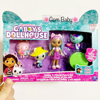  Đồ chơi Gabby Dollhouse Nhà của búp bê Gabby and Friends Figure Set with Rainbow Doll 