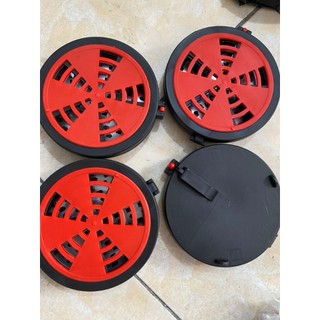 Hộp đựng nhang muỗi kim loại bọc nhựa chống nóng, khay đựng nhang muỗi có móc treo tiện lợi