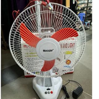 (Video+Ảnh Thật) Quạt Tích Điện Mickey 914