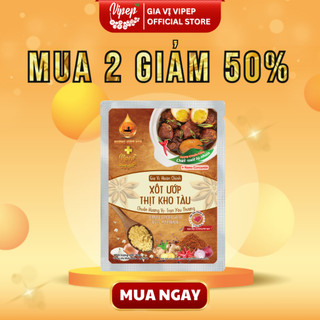 Gói Gia Vị Xốp Thịt Kho Tàu Vipep 82g - Gia vị Vipep