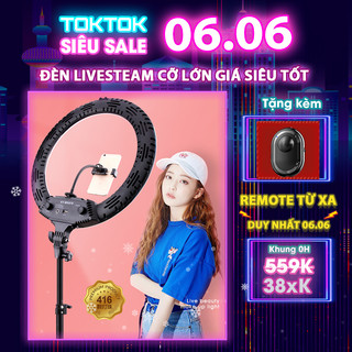 Đèn Livestream Trợ Sáng Chụp Hình Make Up Size Lớn Siêu Sáng Hỗ Trợ Quay Phim Chụp Hình Siêu Rẻ Bền Đẹp Bảo Hành 12T.