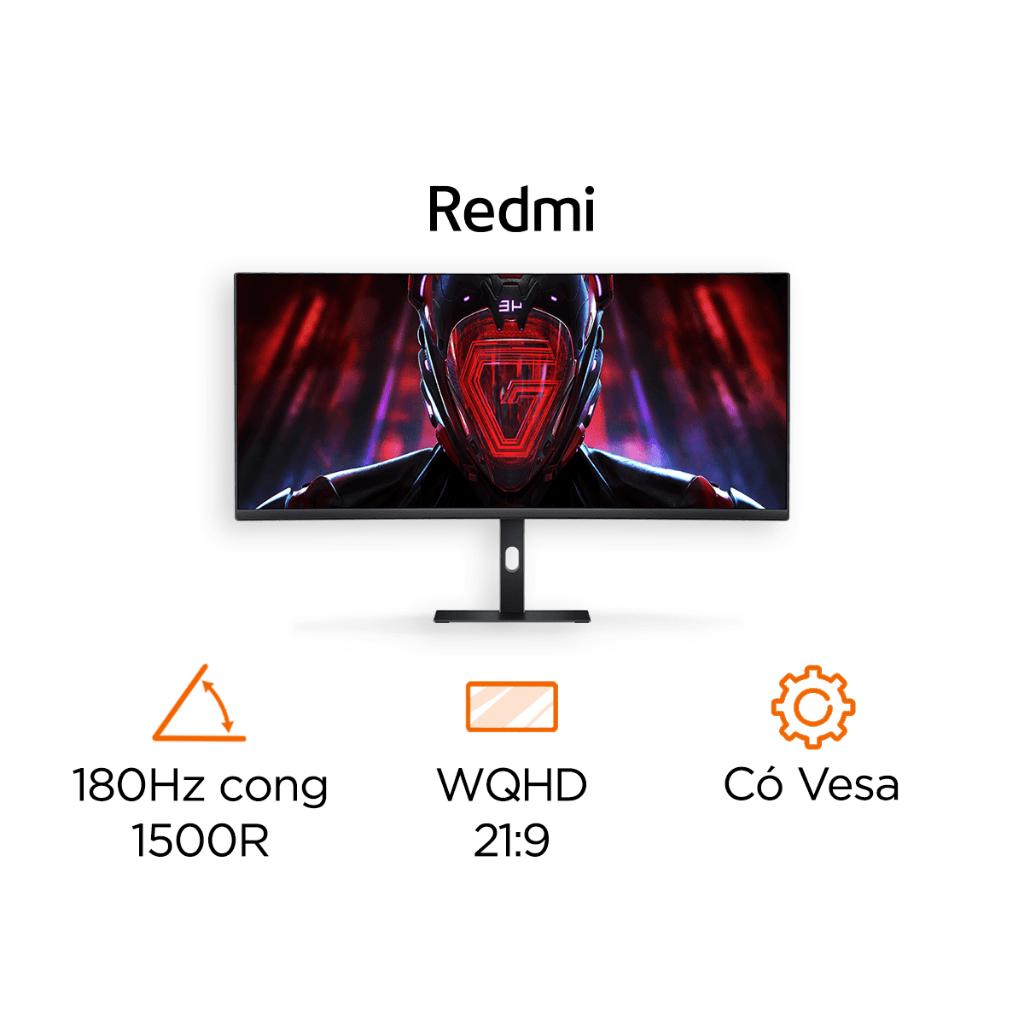 Màn hình cong Xiaomi Redmi 34 inch G34WQ (Bản Mới 2024) - Tốc độ làm mới 180Hz | BigBuy360 - bigbuy360.vn