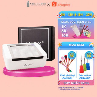 Máy hút bụi nail L’UGX LG608 chính hãng 40W - Máy hút bụi móng tay Lugx chạy êm lực hút mạnh (bảo hành 3 tháng)