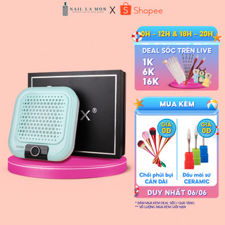 Máy hút bụi nail L’UGX LG621 chính hãng 48W - Máy hút bụi móng Lugx xanh blue, lực hút mạnh (bảo hành 6 tháng)