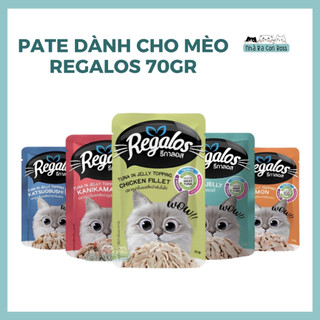 Pate cho mèo regalos 70g date t12/2024 & t01/2025