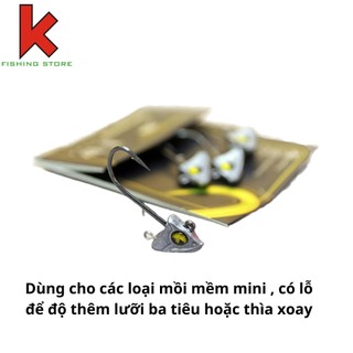 Lưỡi câu Jighead Frezzyman câu cá lóc cá chẽm