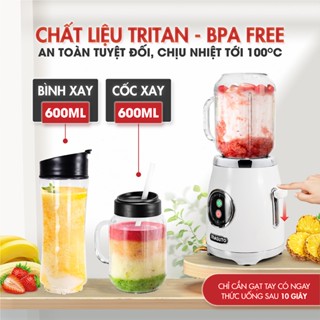 Máy Xay Sinh Tố Đa Năng Masuto Blender Chuyên xay Món Healthy Eat Clean Mua 1 Tặng 1, bảo hành 12 tháng