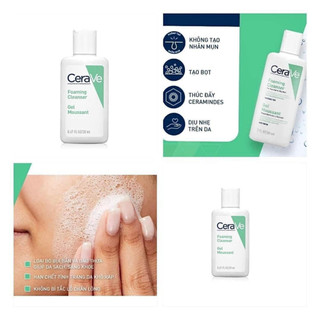 Sữa rửa mặt Cerave Foaming Cleanser, CeraVe Hydrating Cleanser, SA Cleanser cho mọi loại da 30ml