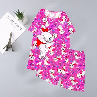[HCM] (40-65kg) Đồ bộ lửng thun hoạt hình quảng châu. drap gối codipa.