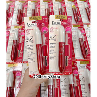 Chuốt mi 2 đầu dưỡng mi LOREAL Double Extend Beauty Tubes Mascara
