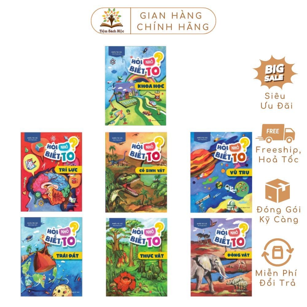 [TSM]Sách: Combo Hỏi Nhỏ Biết To (7 Cuốn)
