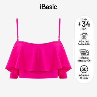 Áo bơi croptop nữ trễ vai isla vista ivwt045