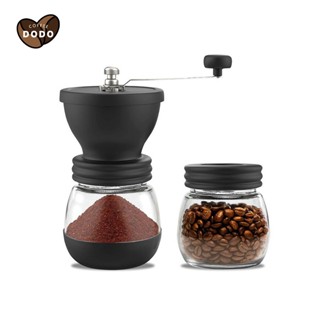 Máy xay cafe cầm tay Tặng 1 Bình Thủy Tinh Cối xay cà phê cầm tay Máy xay cà phê Máy xay tay cafe Coffee Grinder