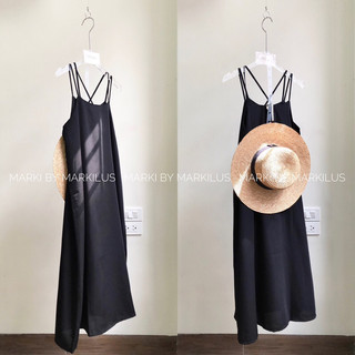 MARKI/ VÁY ĐẦM 2 DÂY DÁNG SUÔNG BASIC