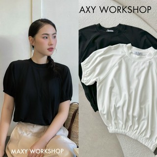 Áo thun tay hến bo chun tôn dáng Balloon Tee Maxy Workshop