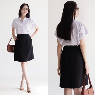 Chân váy dài ngang gối Basic Midi Skirt Maxy Workshop
