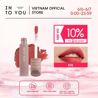 INTO YOU Son Bóng Đầu Ngón Tay Matte Mờ Nước