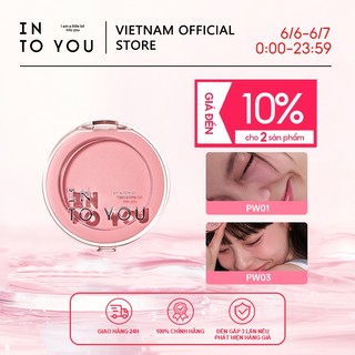 INTO YOU Phấn Má Hồng Đơn Sắc Màu Sắc Nữ Tính Tinh Tế Mềm Mại