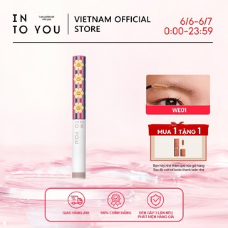 INTO YOU × wiggle wiggle Mascara lông mày không thấm nước chống mồ hôi chống nhòe lâu trôi cong dày