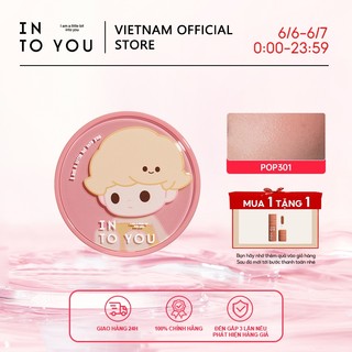 INTO YOU x Popmart Phấn Má Hồng dạng cushion Đơn Sắc Má Hồng