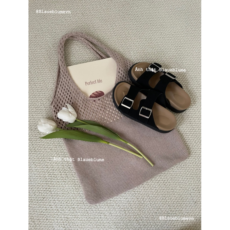 ???????????(Sẵn Lẻ Size) Buckle Sandal - Dép Quai Ngang Thời Trang - Dép Hà Thi - Dép Kendall