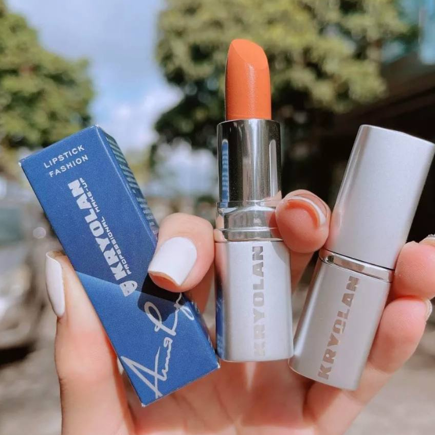 SON THỎI KRYOLAN VỎ BẠC NỀN MÔI KRYOLAN SỐ 5 SIÊU ĐẸP - 17601