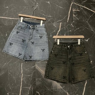 Q81 - quần jeans ngố thêu nơ 765 - 42cm