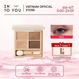 INTO YOU Bảng Phấn Mắt Tông Màu Đất 4 Màu