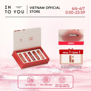 INTO YOU Hộp Quà Son Môi Lì Mịn Như Nhung Thương Hiệu diandianxindong mini Chính Hãng