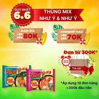 Thùng Mix Vị Hủ Tiếu Như Ý hoặc Thùng Hủ Tiếu Như Ý Chay