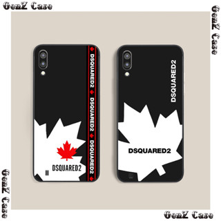 Ốp lưng Samsung A01 / A02 / A10 / M10 cạnh vuông in hình lá phong icon Dsquare2 hot trend