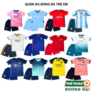 Quần Áo Bóng Đá Trẻ Em, Đồ Đá Banh Cho Bé Siêu Dễ Thương Thun Lạnh Cao Cấp Không Nhăn Không Xù Lông Thể Thao Đương Đại