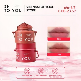 INTO YOU xô son môi bùn môi và má kép đường phố phong cách graffiti son môi bùn 6g