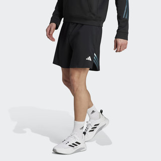 Quần short adidas tập luyện 3 sọc train icons - đen